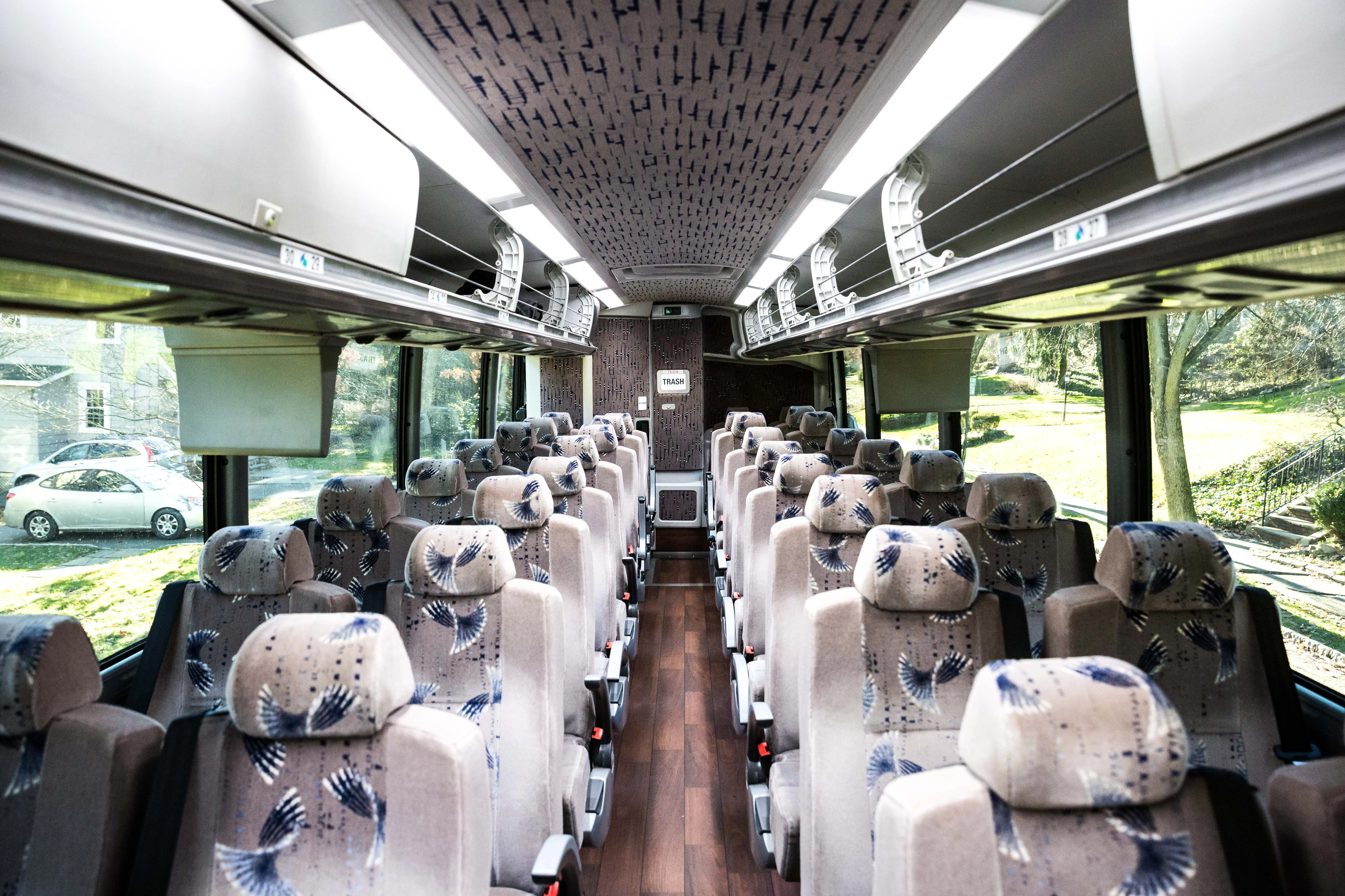 Bus from Harrisonburg_Gainesville_ OurBus bus seats4